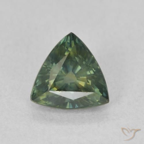 0.83ct Natural Teal Sapphire, Trillion, VS