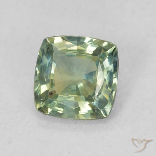 0.72 ct Blue Sapphire Stone, Natural Sapphire in Cushion-Cut Shape for Sale