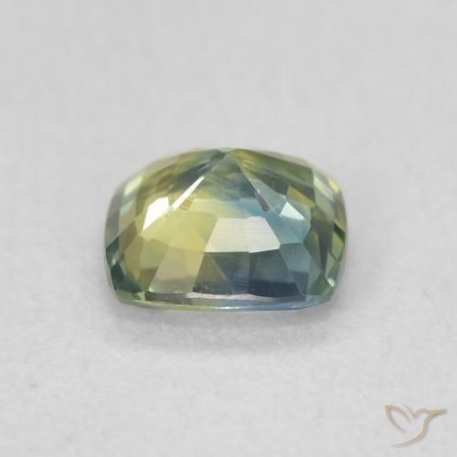 Sapphire Gemstone in 5 x 5 mm (calibrated) Size for Sale, Sapphire Stone in Medium Blue Green Color