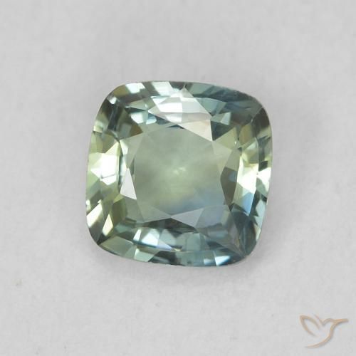 0.60 ct Blue Sapphire Stone, Natural Sapphire in Cushion-Cut Shape for Sale