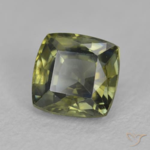 0.69 ct Blue Sapphire Stone, Natural Sapphire in Cushion-Cut Shape for Sale