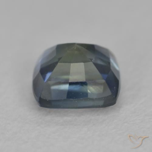 Sapphire Gemstone in 4.6 x 4.5 mm Size for Sale, Sapphire Stone in Greenish Blue Color