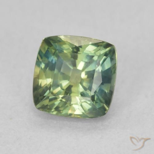 0.91 ct Blue Sapphire Stone, Natural Sapphire in Cushion-Cut Shape for Sale