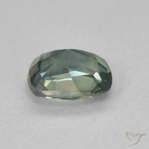 Sapphire Gemstone in 6.1 x 5.2 mm Size for Sale, Sapphire Stone in Teal Color