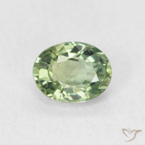 0.60ct Natural Forest Green Sapphire, Oval, VVS