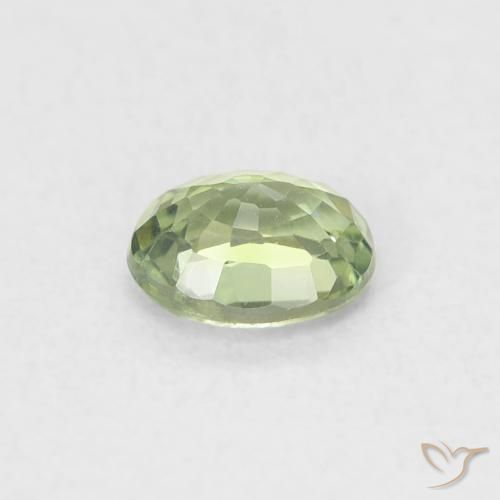 Sapphire Gemstone in 5 x 4 mm (calibrated) Size for Sale, Sapphire Stone in Medium Green Color