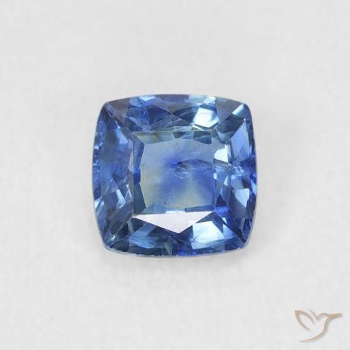 0.55ct Natural Navy Blue Sapphire, Cushion, VS-SI