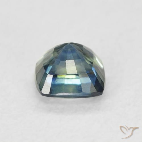 Sapphire Gemstone in 4.3 x 4.2 mm Size for Sale, Sapphire Stone in Teal Color