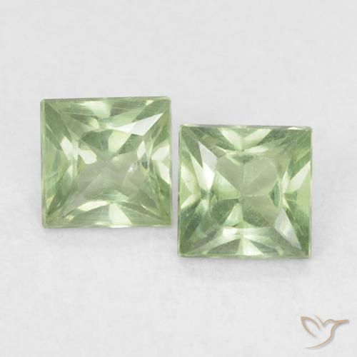 0.35ctw Natural Forest Green Sapphire, Square, VS