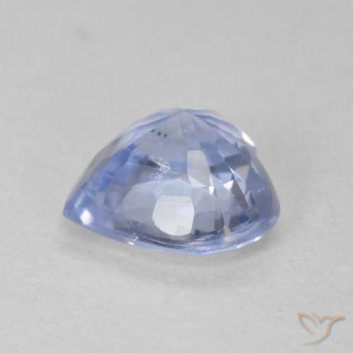 Sapphire Gemstone in 6 x 6 mm (calibrated) Size for Sale, Sapphire Stone in Pastel Blue Color