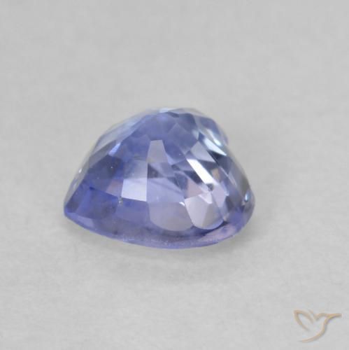 Sapphire Gemstone in 5.5 x 5.2 mm Size for Sale, Sapphire Stone in Pastel Blue Color