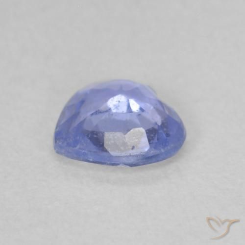 Sapphire Gemstone in 5.5 x 5.2 mm Size for Sale, Sapphire Stone in Purplish Blue Color