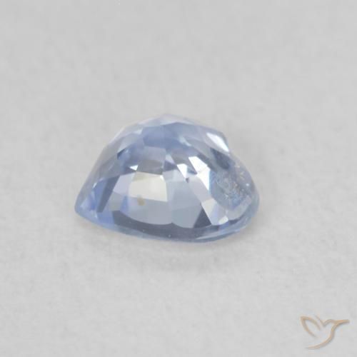 Sapphire Gemstone in 4.7 x 4.7 mm Size for Sale, Sapphire Stone in Pastel Blue Color
