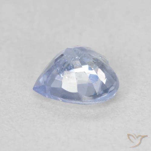 Sapphire Gemstone in 5.3 x 5.3 mm Size for Sale, Sapphire Stone in Pastel Blue Color