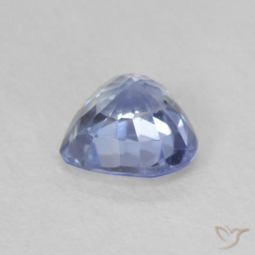 Sapphire Gemstone in 5.4 x 5.1 mm Size for Sale, Sapphire Stone in Light Blue Color
