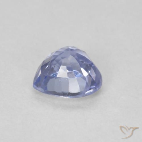 Sapphire Gemstone in 4.8 x 4.7 mm Size for Sale, Sapphire Stone in Pastel Blue Color