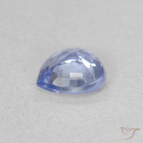 Sapphire Gemstone in 4.6 x 4.4 mm Size for Sale, Sapphire Stone in Pastel Blue Color