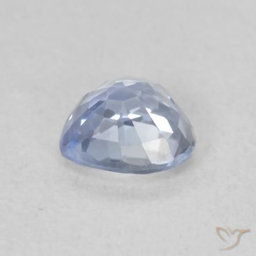 Sapphire Gemstone in 5 x 5 mm (calibrated) Size for Sale, Sapphire Stone in Bluish White Color