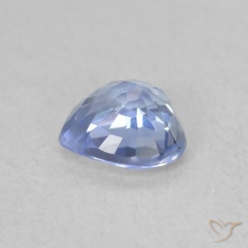 Sapphire Gemstone in 4.9 x 4.7 mm Size for Sale, Sapphire Stone in Pastel Blue Color