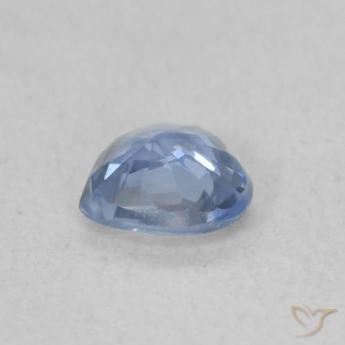 Sapphire Gemstone in 4.7 x 4.7 mm Size for Sale, Sapphire Stone in Light Blue Color