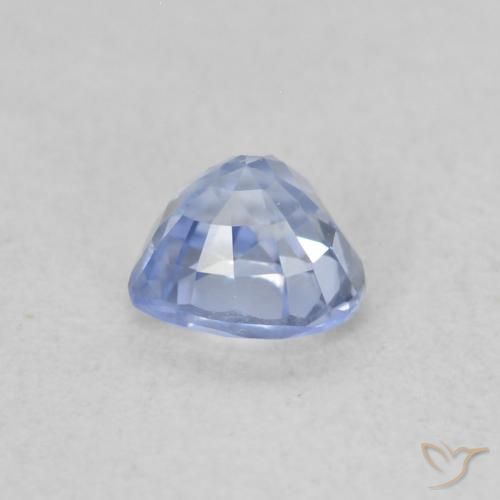 Sapphire Gemstone in 4.5 x 4.4 mm Size for Sale, Sapphire Stone in Pastel Blue Color