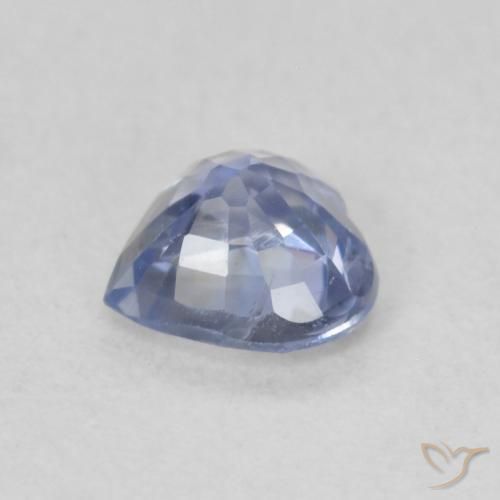 Sapphire Gemstone in 5.3 x 5.2 mm Size for Sale, Sapphire Stone in Pastel Blue Color