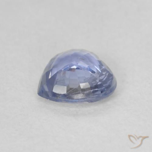 Sapphire Gemstone in 5 x 5 mm (calibrated) Size for Sale, Sapphire Stone in Light Purplish Blue Color