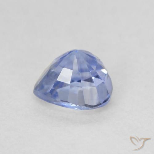 Sapphire Gemstone in 4.9 x 4.8 mm Size for Sale, Sapphire Stone in Pastel Blue Color