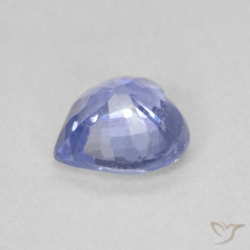 Sapphire Gemstone in 5 x 5 mm (calibrated) Size for Sale, Sapphire Stone in Light Purplish Blue Color