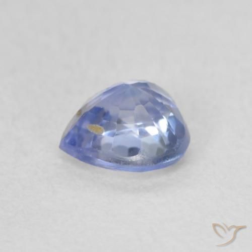 Sapphire Gemstone in 4.9 x 4.7 mm Size for Sale, Sapphire Stone in Pastel Blue Color