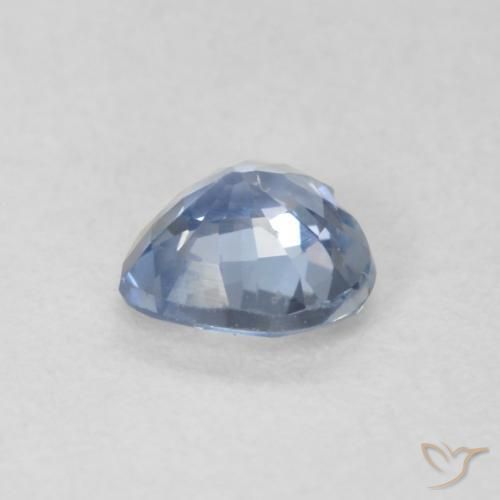 Sapphire Gemstone in 4.9 x 4.8 mm Size for Sale, Sapphire Stone in Light Blue Color