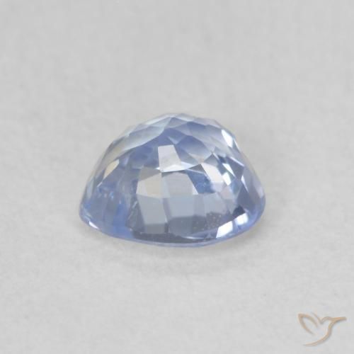 Sapphire Gemstone in 5 x 5 mm (calibrated) Size for Sale, Sapphire Stone in Light Baby Blue Color