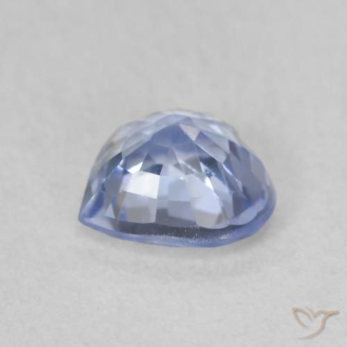 Sapphire Gemstone in 5.4 x 5.3 mm Size for Sale, Sapphire Stone in Light Blue Color