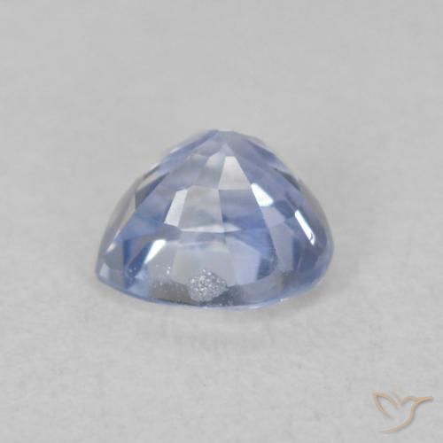 Sapphire Gemstone in 5 x 5 mm (calibrated) Size for Sale, Sapphire Stone in Pastel Blue Color
