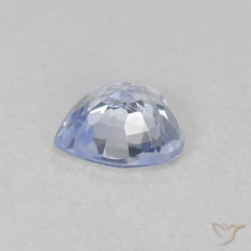 Sapphire Gemstone in 5.2 x 5 mm Size for Sale, Sapphire Stone in Light Blue Color