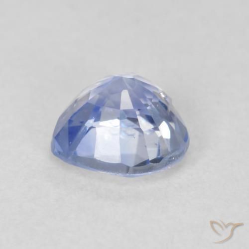 Sapphire Gemstone in 5.4 x 5.2 mm Size for Sale, Sapphire Stone in Light Blue Color