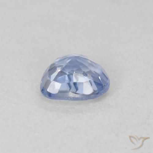 Sapphire Gemstone in 4.6 x 4.6 mm Size for Sale, Sapphire Stone in Pastel Blue Color