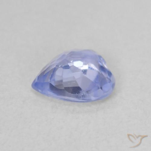 Sapphire Gemstone in 5.3 x 5.3 mm Size for Sale, Sapphire Stone in Light Purplish Blue Color