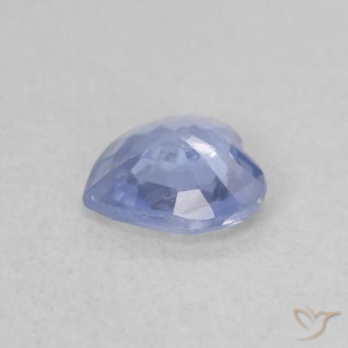 Sapphire Gemstone in 5.3 x 5.1 mm Size for Sale, Sapphire Stone in Light Baby Blue Color