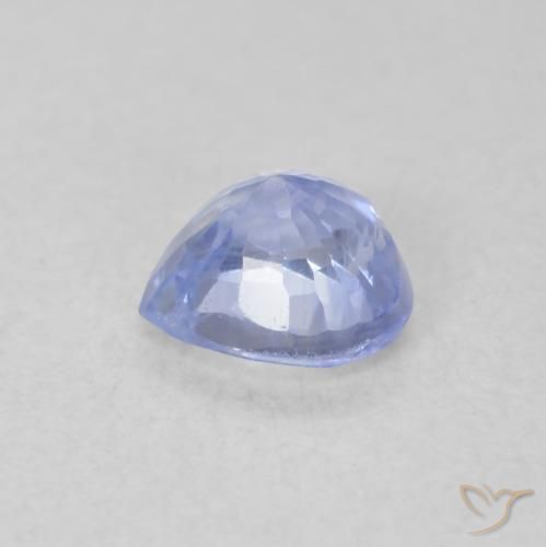 Sapphire Gemstone in 4.8 x 4.7 mm Size for Sale, Sapphire Stone in Light Purplish Blue Color