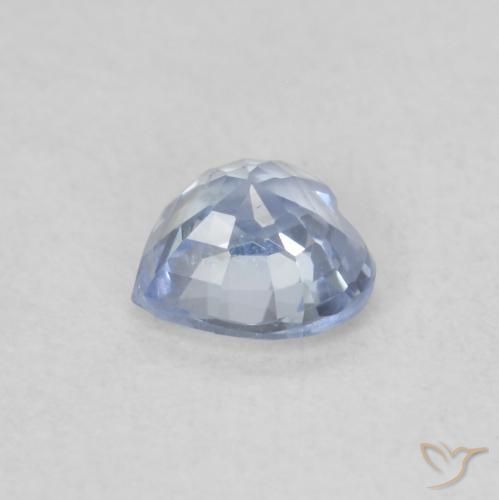Sapphire Gemstone in 4.7 x 4.6 mm Size for Sale, Sapphire Stone in Pastel Blue Color