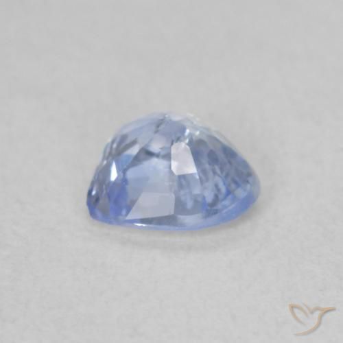 Sapphire Gemstone in 5 x 5 mm (calibrated) Size for Sale, Sapphire Stone in Pastel Blue Color