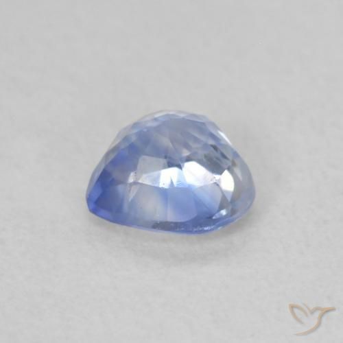 Sapphire Gemstone in 4.7 x 4.7 mm Size for Sale, Sapphire Stone in Pastel Blue Color