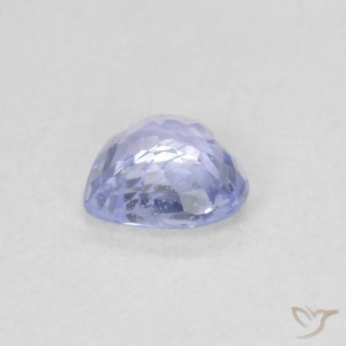 Sapphire Gemstone in 4.7 x 4.6 mm Size for Sale, Sapphire Stone in Pastel Blue Color