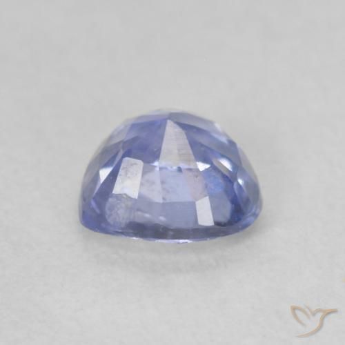 Sapphire Gemstone in 5 x 5 mm (calibrated) Size for Sale, Sapphire Stone in Light Purplish Blue Color