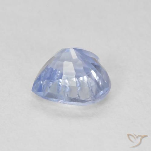 Sapphire Gemstone in 5 x 5 mm (calibrated) Size for Sale, Sapphire Stone in Pastel Blue Color