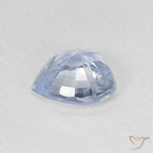 Sapphire Gemstone in 5 x 5 mm (calibrated) Size for Sale, Sapphire Stone in Very Light Blue Color