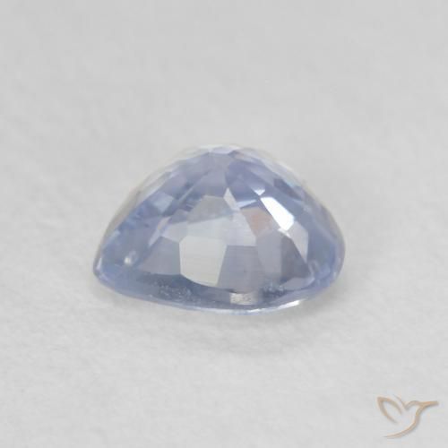 Sapphire Gemstone in 5 x 5 mm (calibrated) Size for Sale, Sapphire Stone in Bluish White Color