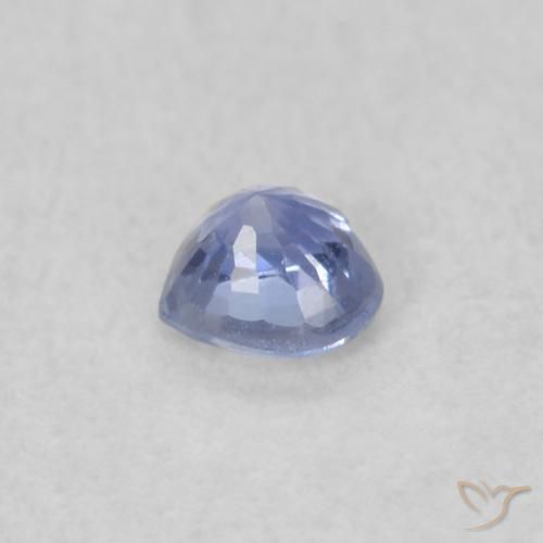 Sapphire Gemstone in 3.4 x 3.3 mm Size for Sale, Sapphire Stone in Pastel Blue Color
