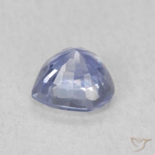 Sapphire Gemstone in 4.4 x 4.3 mm Size for Sale, Sapphire Stone in Light Blue Color